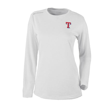 Texas Rangers Shotgun Long Sleeve T-Shirt - White | Columbia