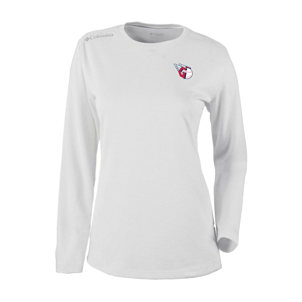 Cleveland Guardians Shotgun Long Sleeve T-Shirt - White | Columbia