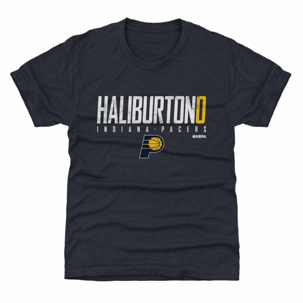 Tyrese Haliburton Indiana Pacers 500 Level Youth Elite T-Shirt - Navy cheap