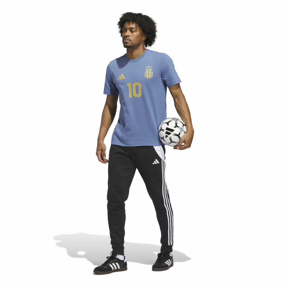Lionel Messi Argentina National Team Name & Number T-Shirt - Blue | Adidas shop