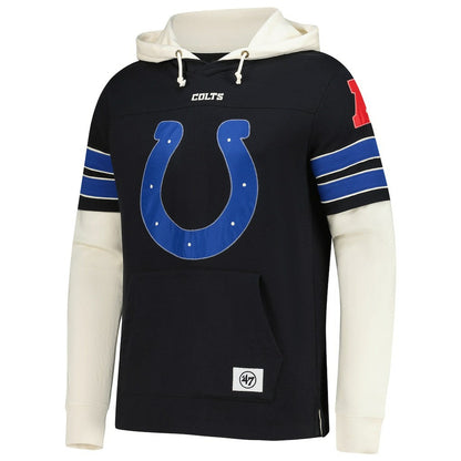 Indianapolis Colts '47 Split Zone Cornerback Duo Hoodie - Black sale