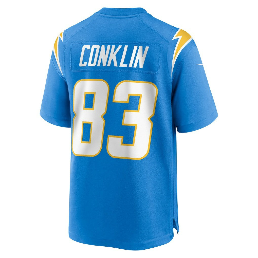 Tyler Conklin Los Angeles Chargers Team Game Jersey - Powder Blue | Nike outlet