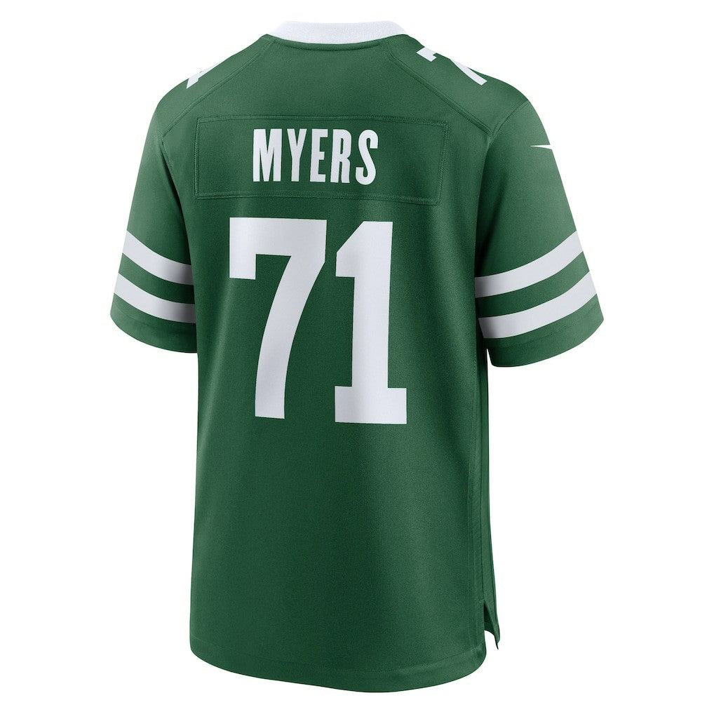 Josh Myers New York Jets Team Game Jersey - Legacy Green | Nike for sale