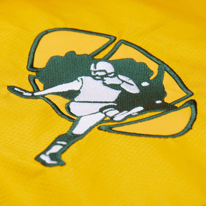 Green Bay Packers Tie Breaker Vintage Logo Lightweight Anorak Half-Zip Windbreaker - Gold/Green sale