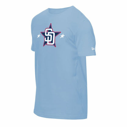 San Diego Padres 2025 MLB All-Star Game Workout T-Shirt - Light Blue | New Era