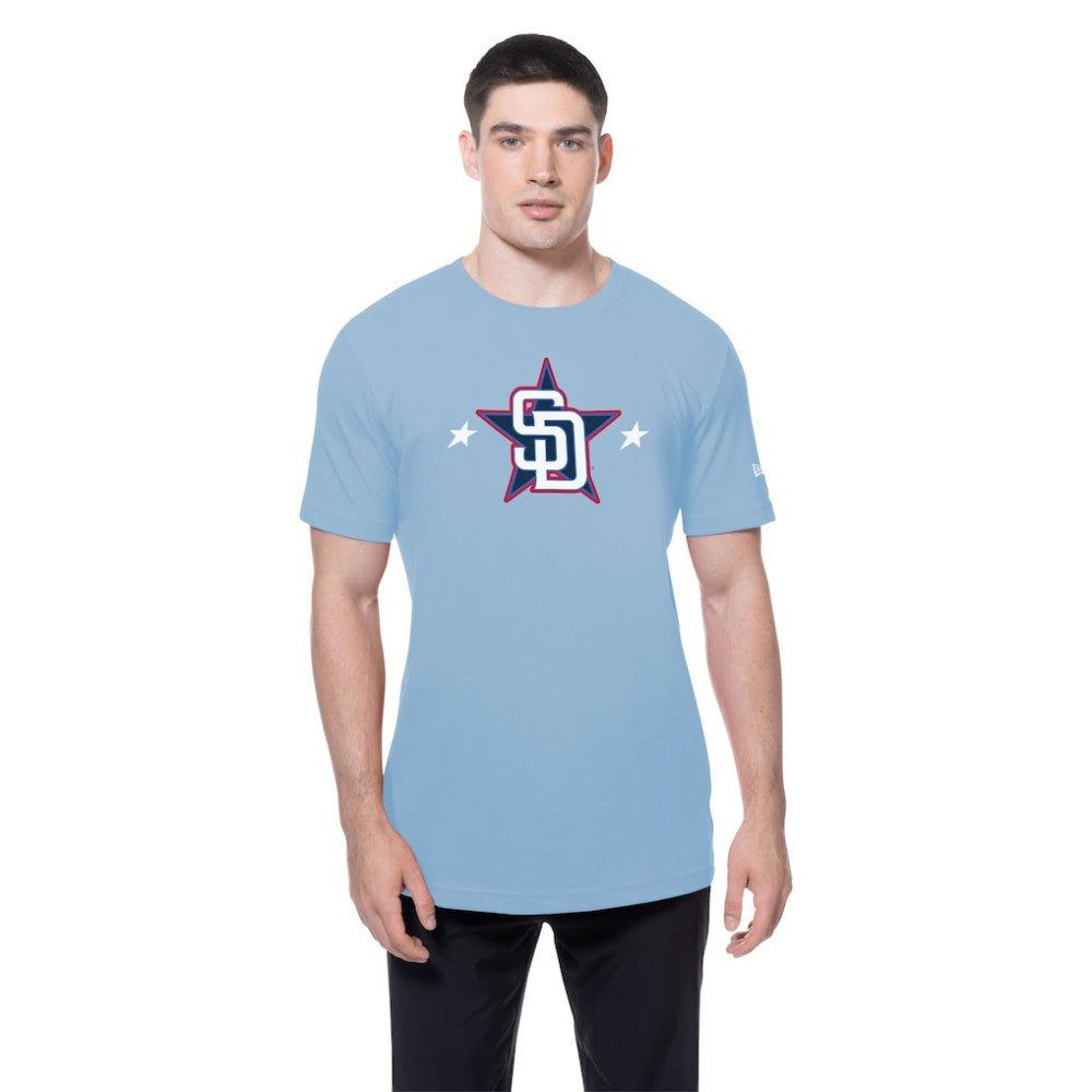 San Diego Padres 2025 MLB All-Star Game Workout T-Shirt - Light Blue | New Era
