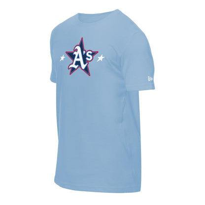 Athletics 2025 MLB All-Star Game Workout T-Shirt - Light Blue | New Era