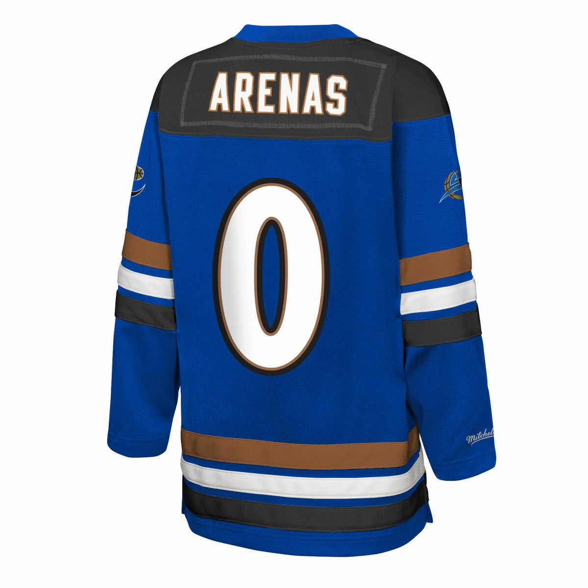 Gilbert Arenas Washington Wizards Youth Maxxed Out 2.0 Fashion Hockey Jersey - Blue | Mitchell & Ness on sale