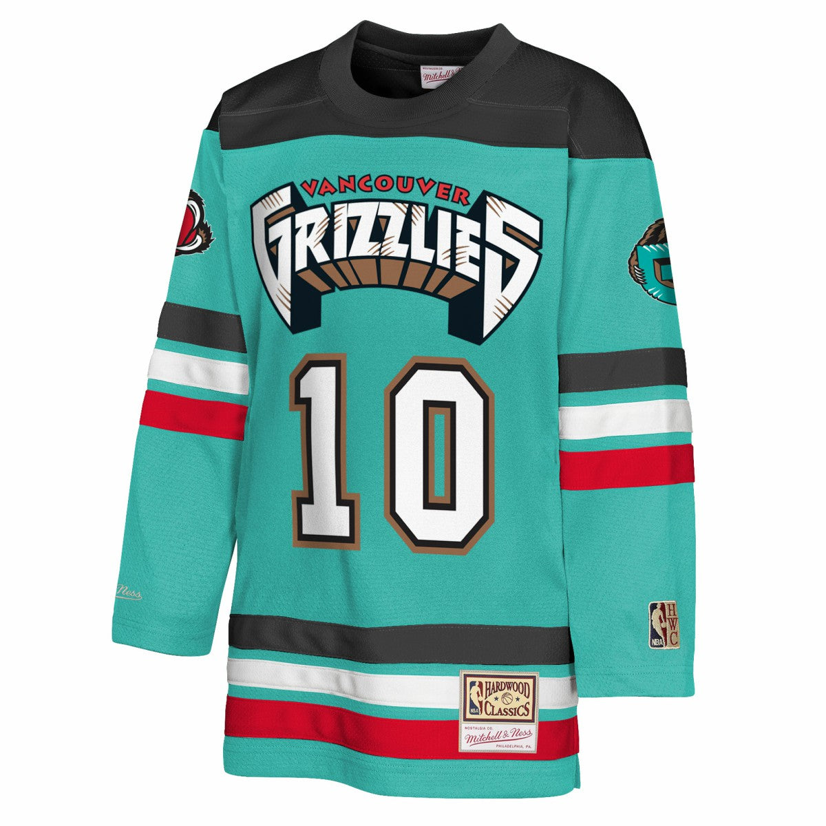Mike Bibby Memphis Grizzlies Youth Maxxed Out 2.0 Fashion Hockey Jersey - Turquoise | Mitchell & Ness cheap