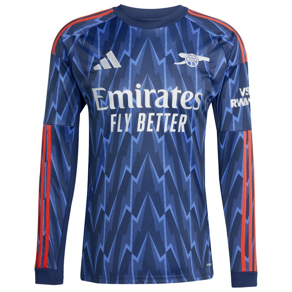 Arsenal 2025/26 Away Replica Long Sleeve Jersey - Blue | Adidas outlet