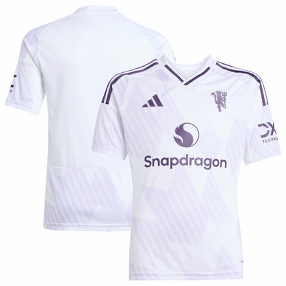 Manchester United Youth 2025/26 Away Replica Jersey - White | Adidas online