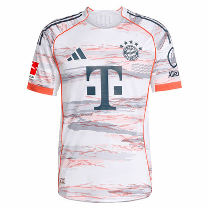 Bayern Munich 2025/26 Away Custom Jersey - White | Adidas cheap