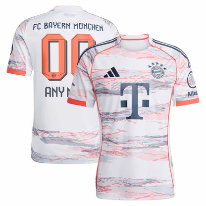 Bayern Munich 2025/26 Away Replica Custom Jersey - White | Adidas cheap