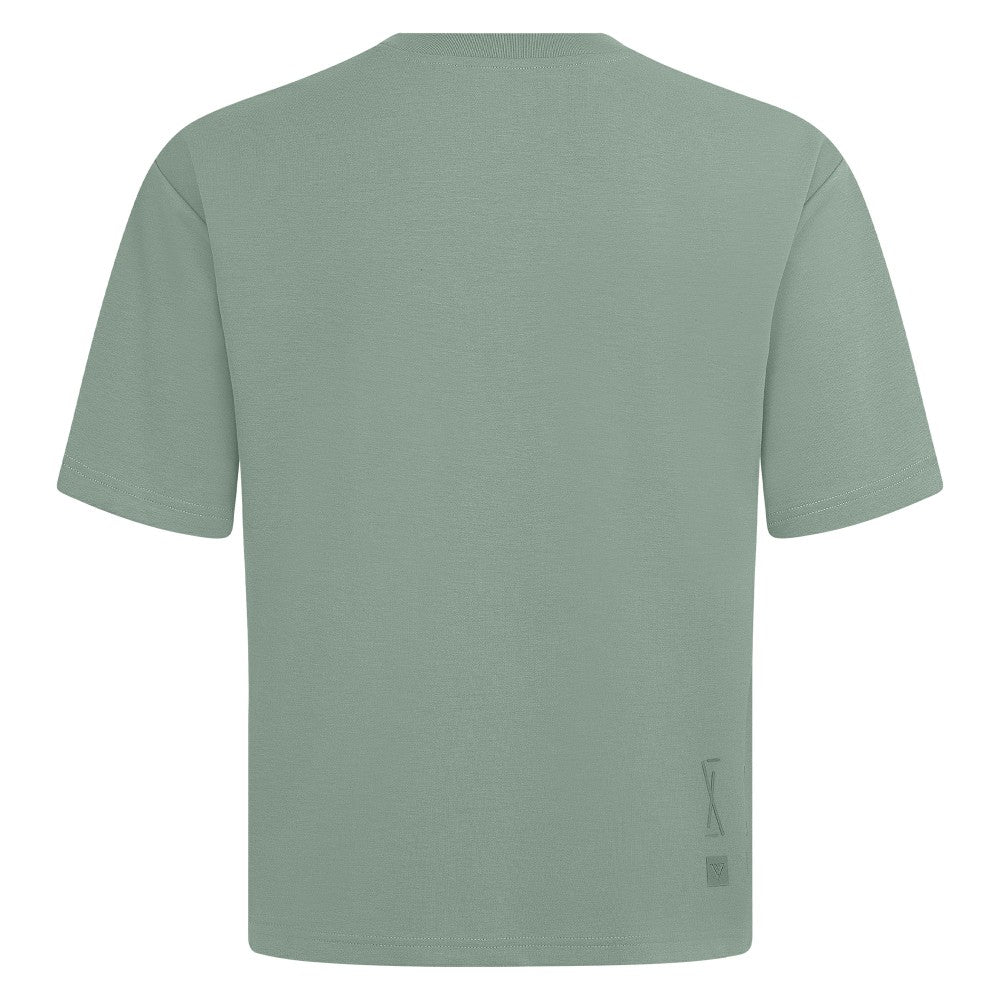 Milwaukee Brewers Levelwear Ethereal Oversized Luxe Signature Knit T-Shirt - Green