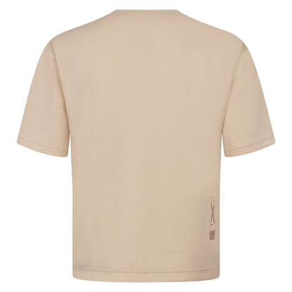 Kansas City Royals Levelwear Crossway Oversized Luxe Signature Knit T-Shirt - Khaki