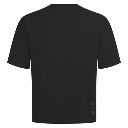 Minnesota Twins Levelwear Crossway Oversized Luxe Signature Knit T-Shirt - Black