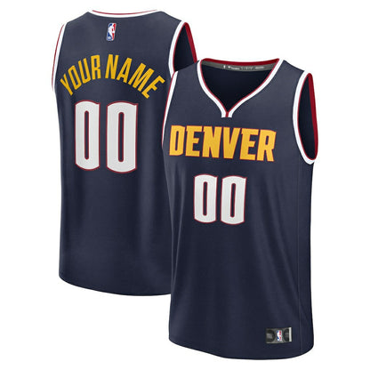 Denver Nuggets Youth Fast Break Custom Replica Jersey sale - Navy sale - Icon Edition | Fanatics outlet