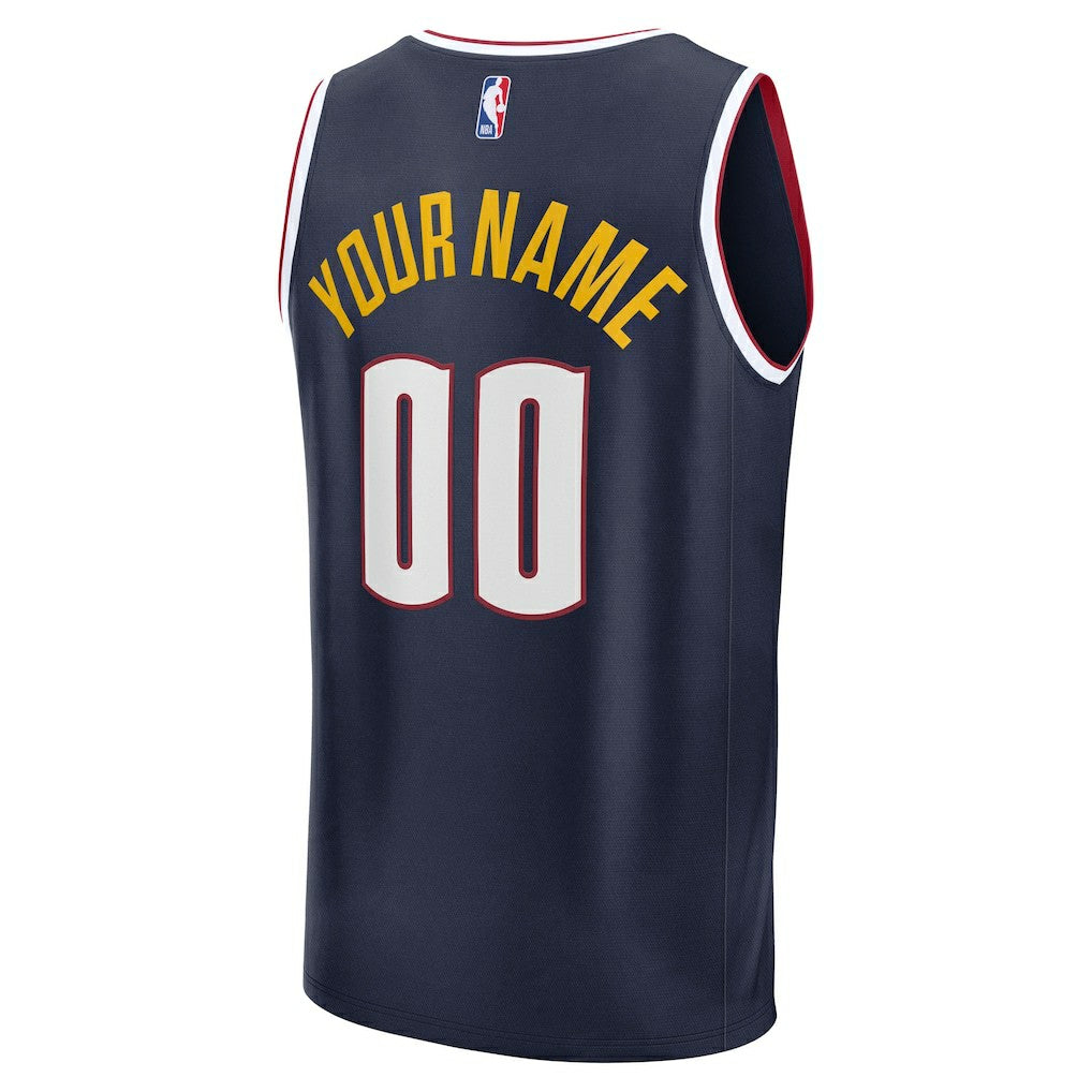 Denver Nuggets Youth Fast Break Custom Replica Jersey sale - Navy sale - Icon Edition | Fanatics outlet