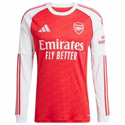 Arsenal 2025/26 Home Replica Long Sleeve Jersey - Red | Adidas sale