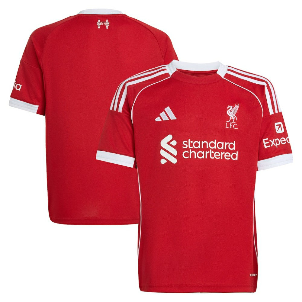 Liverpool Youth 2025/26 Home Replica Jersey - Red | Adidas for sale