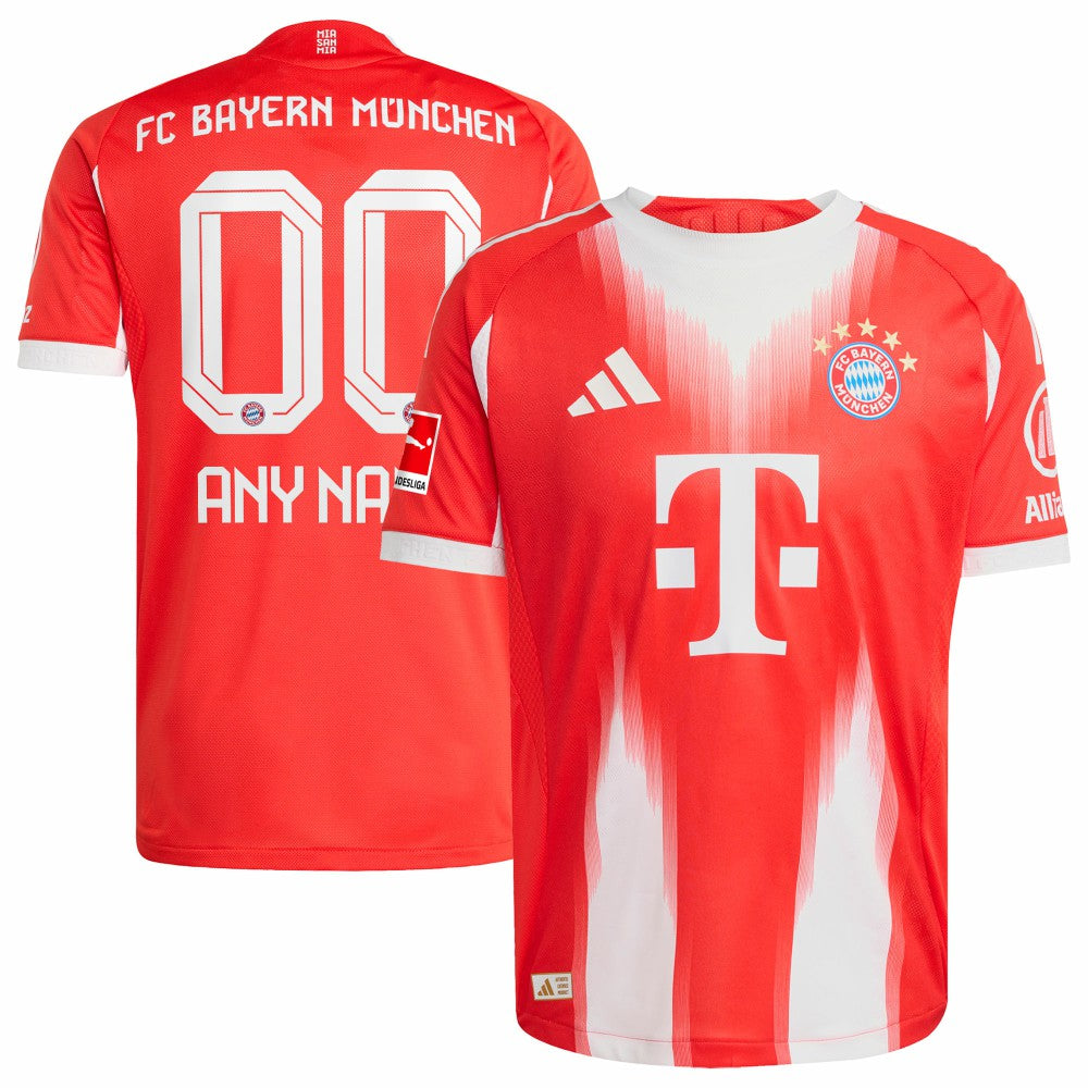 Bayern Munich 2025/26 Home Custom Jersey - Red | Adidas shop