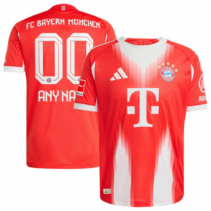 Bayern Munich 2025/26 Home Custom Jersey - Red | Adidas shop