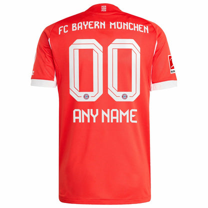 Bayern Munich 2025/26 Home Custom Jersey - Red | Adidas shop