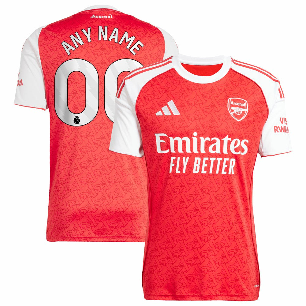 Arsenal 2025/26 Home Replica Custom Jersey - Red | Adidas for sale