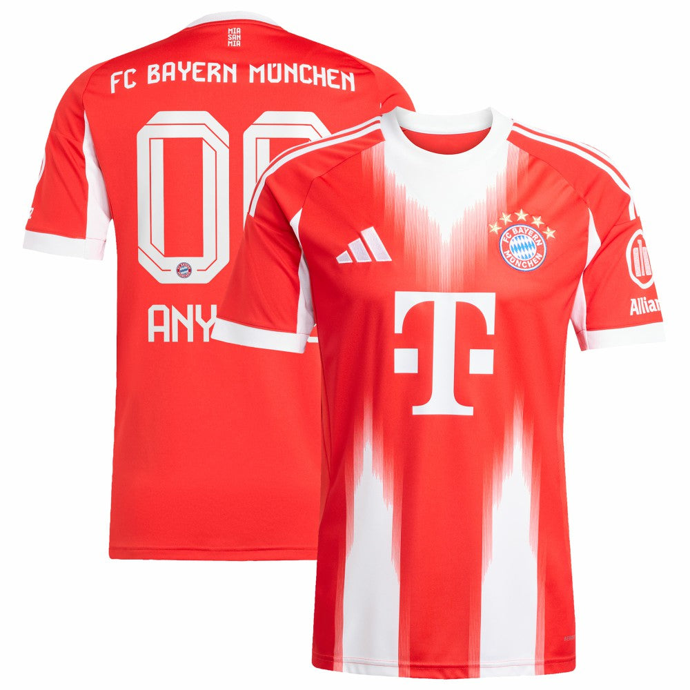 Bayern Munich 2025/26 Home Replica Custom Jersey - Red | Adidas on sale