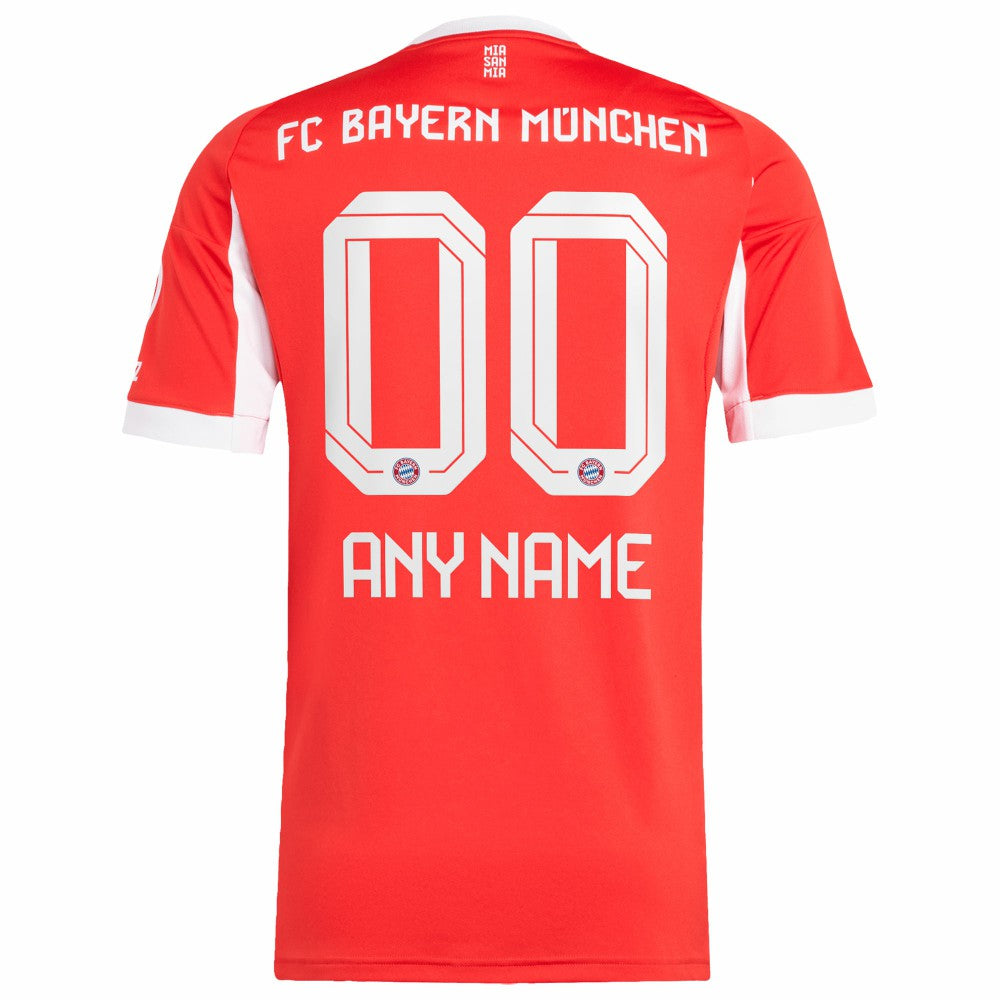 Bayern Munich 2025/26 Home Replica Custom Jersey - Red | Adidas on sale