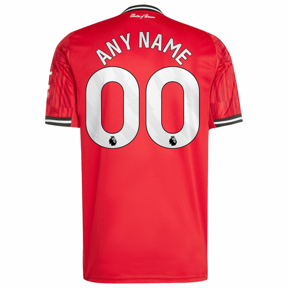 Manchester United Home 2025/26 Custom Replica Jersey - Red | Adidas cheap