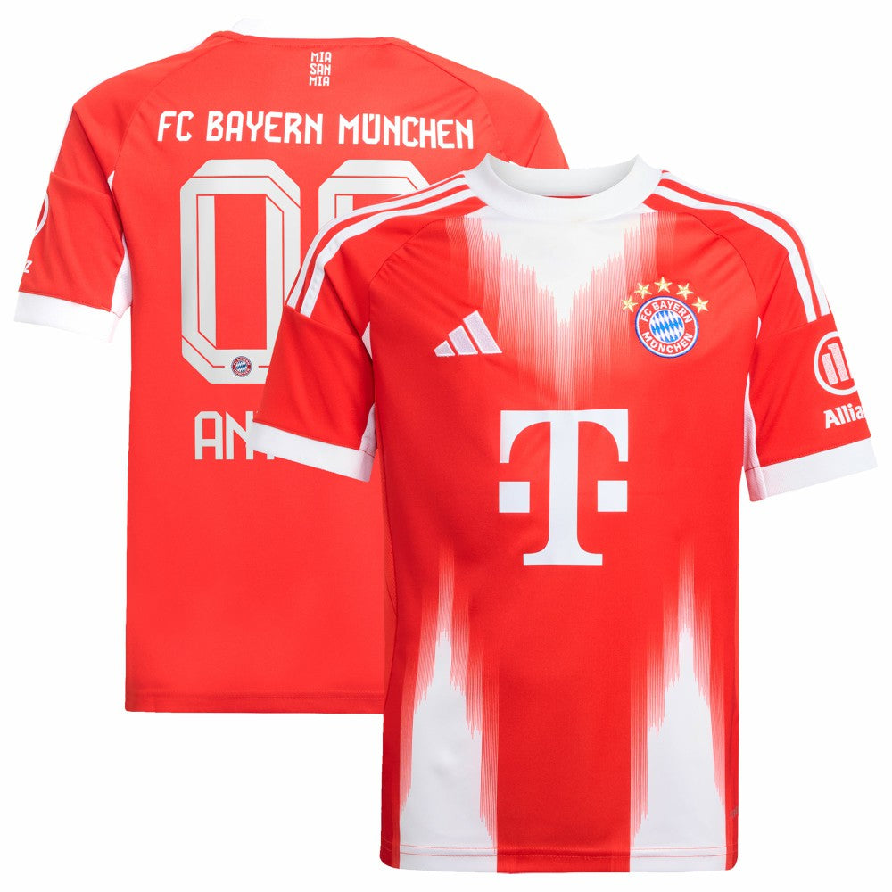 Bayern Munich Youth 2025/26 Home Replica Custom Jersey - Red | Adidas sale