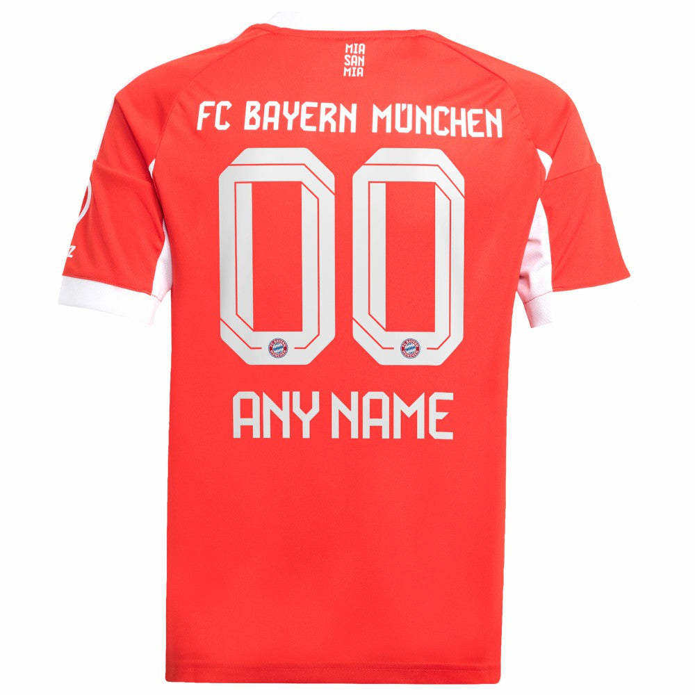 Bayern Munich Youth 2025/26 Home Replica Custom Jersey - Red | Adidas sale