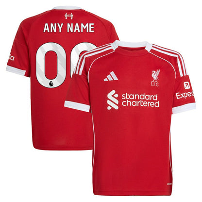 Liverpool Youth 2025/26 Home Custom Replica Jersey - Red | Adidas shop