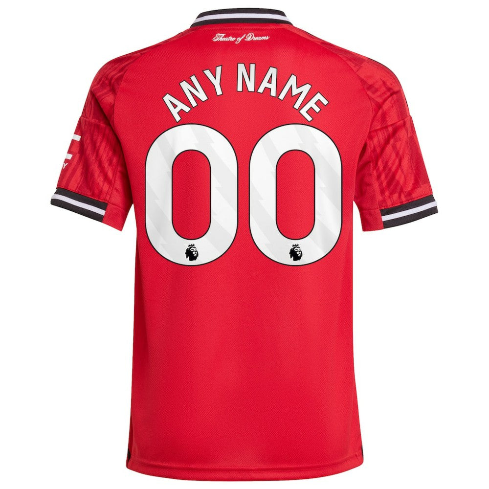 Manchester United Youth Home 2025/26 Custom Replica Jersey - Red | Adidas sale