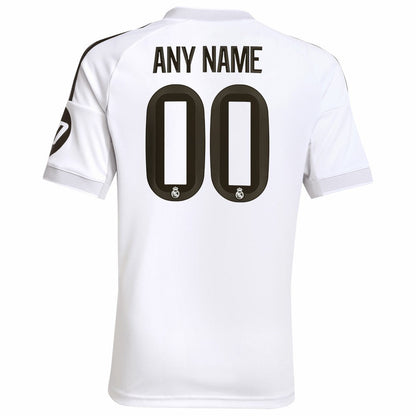 Real Madrid Youth 2025/26 Home Replica Custom Jersey - White | Adidas discount