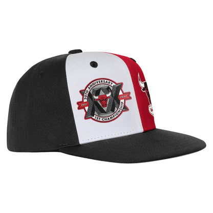 Chicago Bulls Youth 20th Anniversary Duo Front Snapback Hat - Black | Mitchell & Ness discount