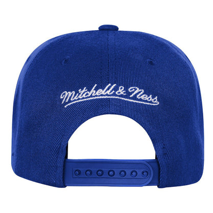 New York Knicks Youth 50th Anniversary Duo Front Snapback Hat - Blue | Mitchell & Ness discount