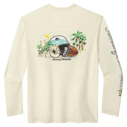 Carolina Panthers Oasis Endzone Lux Long Sleeve T-Shirt - Cream outlet
