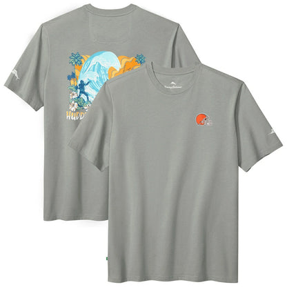 Cleveland Browns Huddle & Hang Tens T-Shirt - Gray cheap