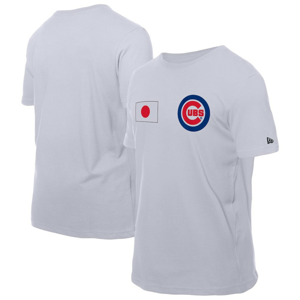Chicago Cubs Japanese Flag T-Shirt - White | New Era