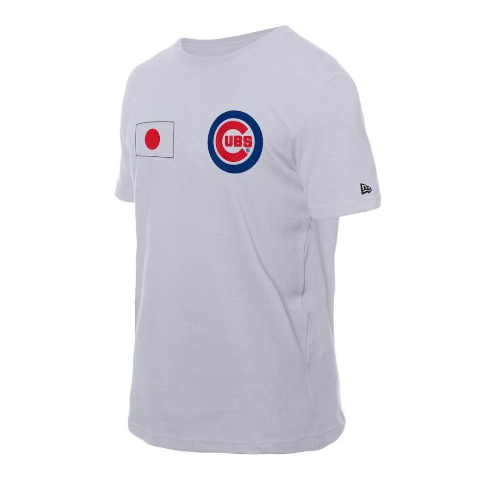 Chicago Cubs Japanese Flag T-Shirt - White | New Era