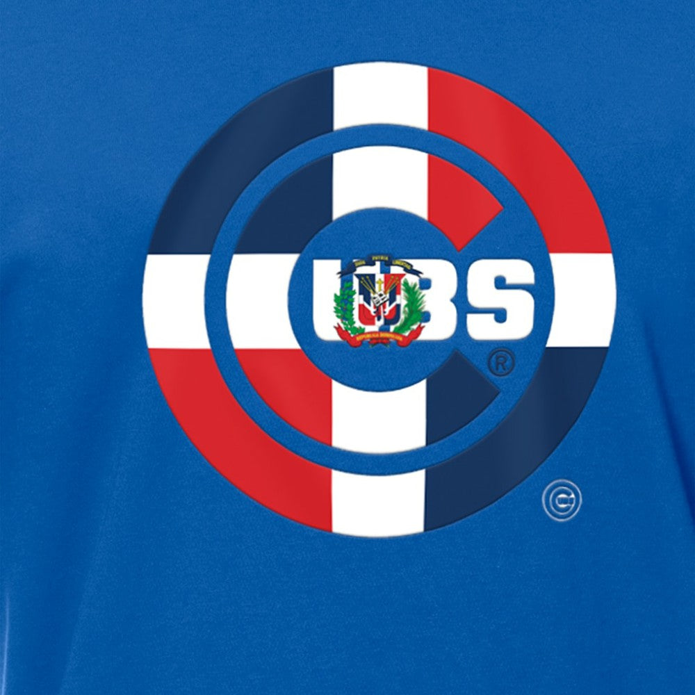 Chicago Cubs Dominican Republic Flag Logo T-Shirt - Royal | New Era