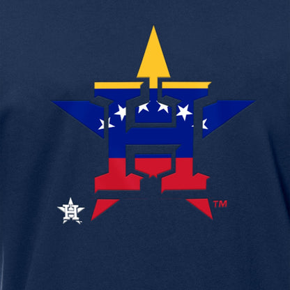 Houston Astros Venezuelan Flag Logo T-Shirt - Navy | New Era