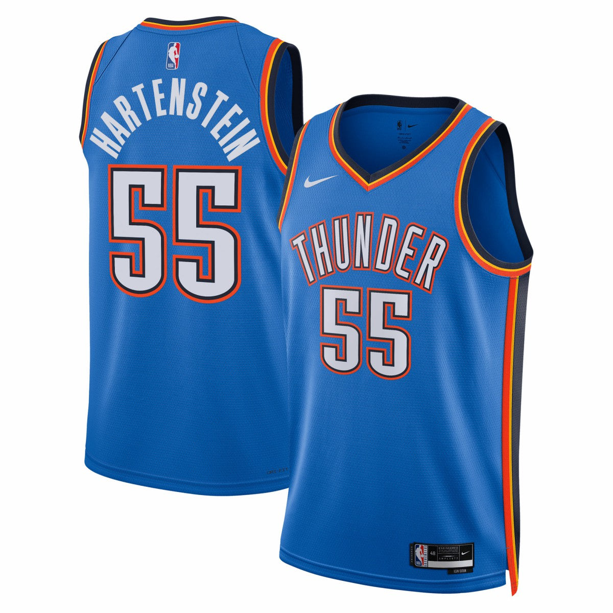 Isaiah Hartenstein Oklahoma City Thunder Unisex Swingman Player Jersey - Icon Edition - Blue | Nike outlet