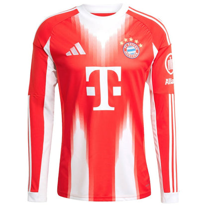 Harry Kane Bayern Munich 2025/26 Home Replica Long Sleeve Jersey - Red | Adidas cheap