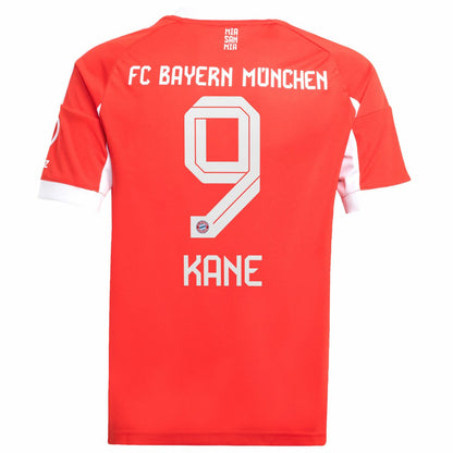 Harry Kane Bayern Munich Youth 2025/26 Home Replica Jersey - Red | Adidas cheap