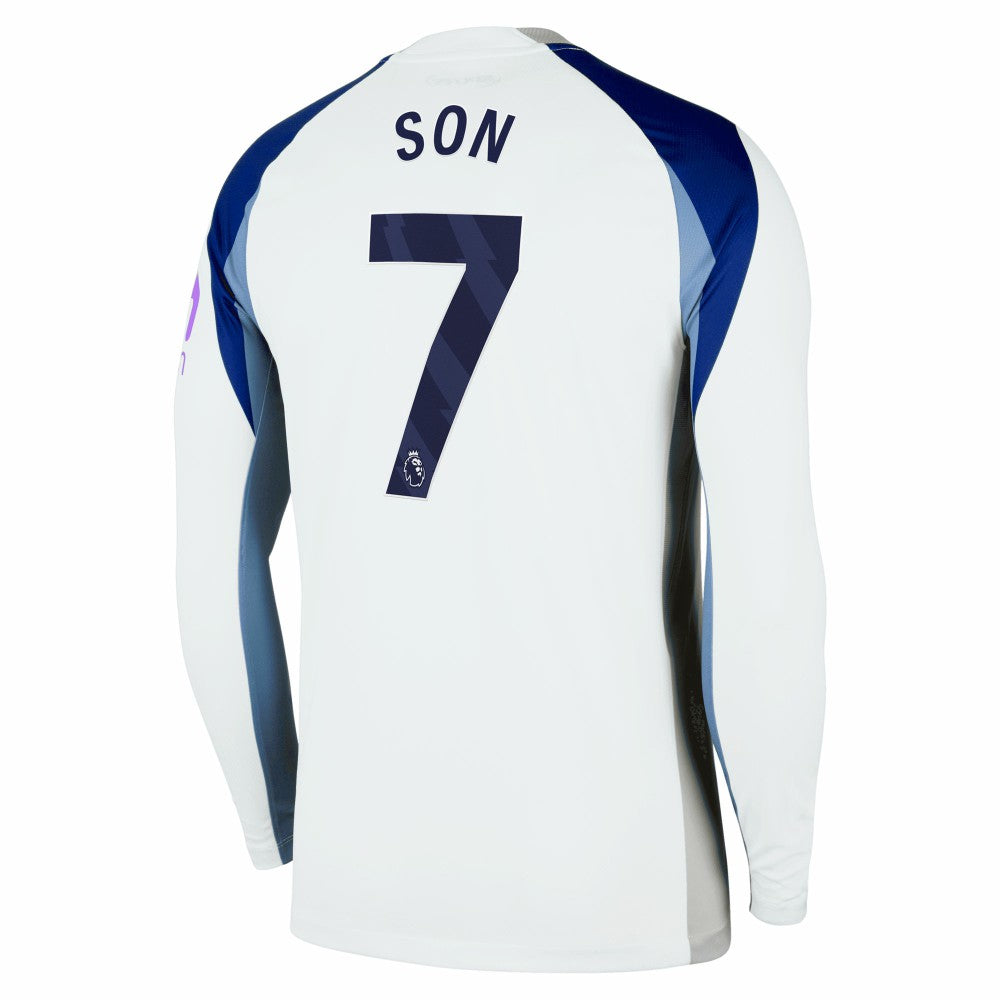 Son Heung-Min Tottenham Hotspur 2025/26 Home Replica Long Sleeve Jersey - White | Nike for sale