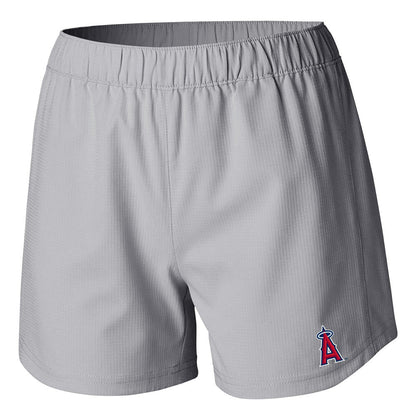 Los Angeles Angels Women's Tamiami Pull-On Shorts - Gray | Columbia