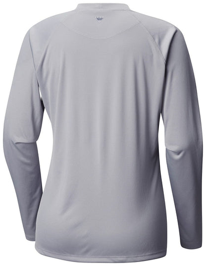 Minnesota Twins Tidal Tee II Long Sleeve T-Shirt - Gray | Columbia